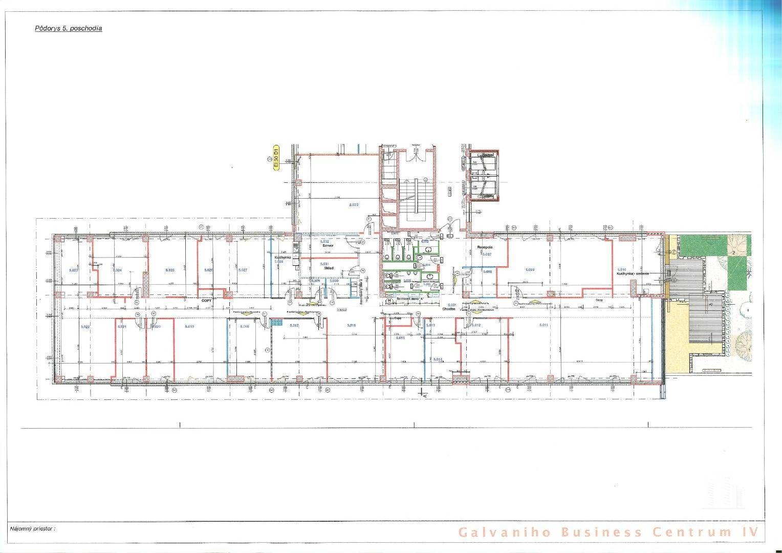 GALVANIHO - moderné kancelárie o výmere 430 m2 - Ružinov